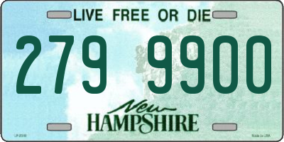 NH license plate 2799900