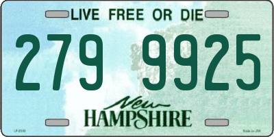 NH license plate 2799925