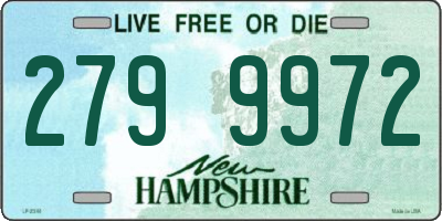 NH license plate 2799972