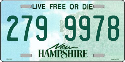 NH license plate 2799978