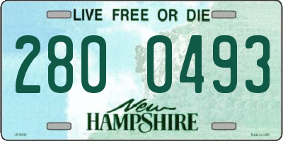 NH license plate 2800493