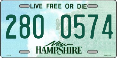 NH license plate 2800574