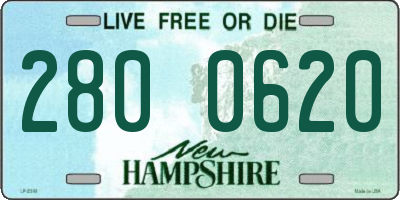NH license plate 2800620