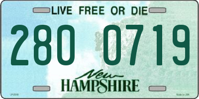 NH license plate 2800719