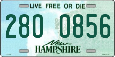 NH license plate 2800856
