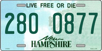 NH license plate 2800877