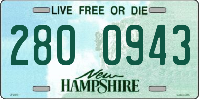 NH license plate 2800943