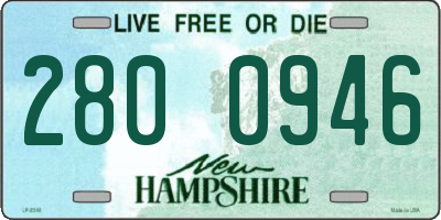 NH license plate 2800946