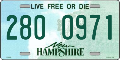 NH license plate 2800971