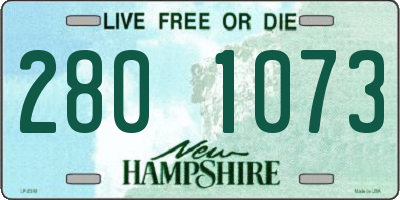NH license plate 2801073