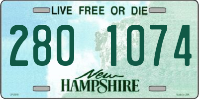 NH license plate 2801074