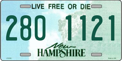 NH license plate 2801121