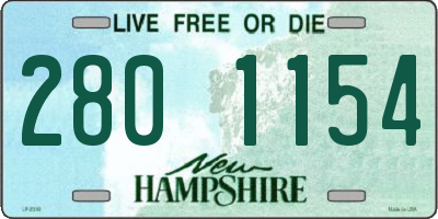 NH license plate 2801154
