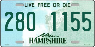 NH license plate 2801155