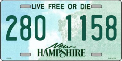 NH license plate 2801158