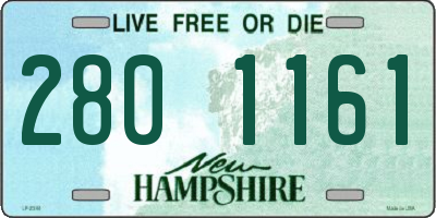 NH license plate 2801161