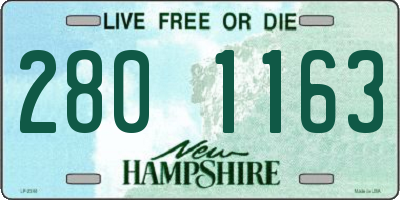 NH license plate 2801163