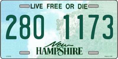 NH license plate 2801173