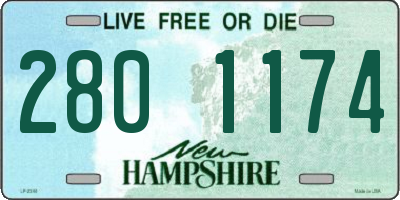 NH license plate 2801174