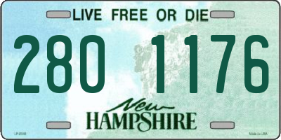 NH license plate 2801176