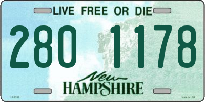 NH license plate 2801178