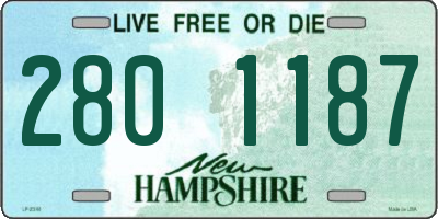 NH license plate 2801187