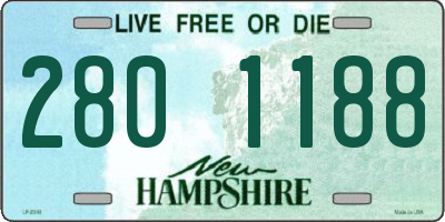 NH license plate 2801188