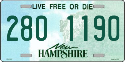 NH license plate 2801190