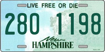 NH license plate 2801198