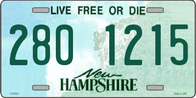 NH license plate 2801215