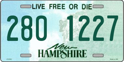 NH license plate 2801227