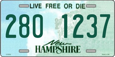 NH license plate 2801237