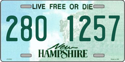 NH license plate 2801257