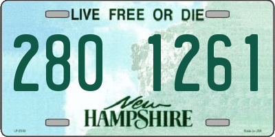 NH license plate 2801261
