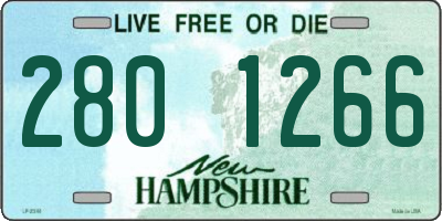 NH license plate 2801266