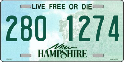 NH license plate 2801274