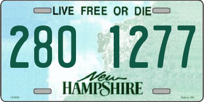 NH license plate 2801277