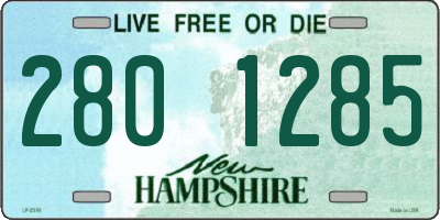 NH license plate 2801285