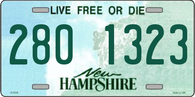 NH license plate 2801323