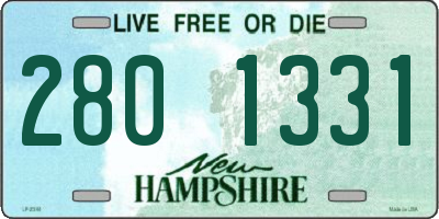 NH license plate 2801331
