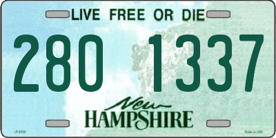 NH license plate 2801337