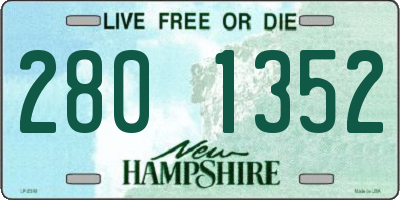 NH license plate 2801352