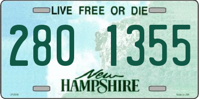 NH license plate 2801355