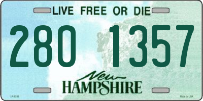 NH license plate 2801357
