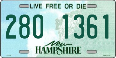 NH license plate 2801361