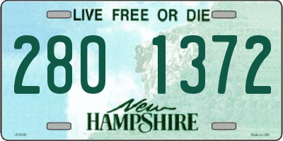 NH license plate 2801372