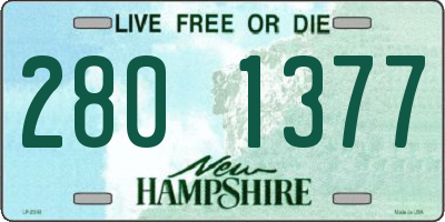 NH license plate 2801377