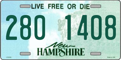 NH license plate 2801408