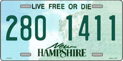 NH license plate 2801411