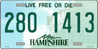 NH license plate 2801413
